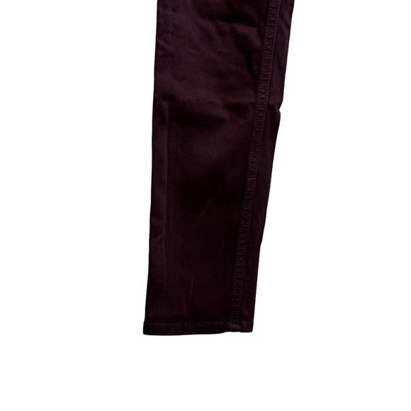 Rag and Bone Jean for Aritzia Mid Rise Skinny Leg Wine Brown Red Jegging 25 - Picture 5 of 15